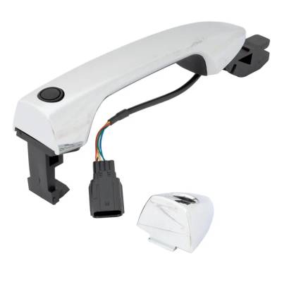 Rareelectrical - Left Front Exterior Door Handle Compatible With 2013-2021 Honda Accord Honda Pilot Chrome With Key - Image 3