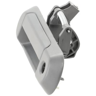 Rareelectrical - Rear Exterior Door Handle Compatible With 2005-2015 Nissan Xterra Textured Gray With Key Hole - Image 6