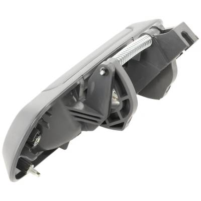 Rareelectrical - Rear Exterior Door Handle Compatible With 2005-2015 Nissan Xterra Textured Gray With Key Hole - Image 7