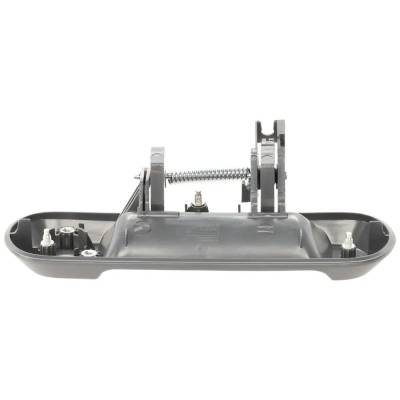 Rareelectrical - Rear Exterior Door Handle Compatible With 2005-2015 Nissan Xterra Textured Gray With Key Hole - Image 3