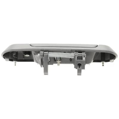 Rareelectrical - Rear Exterior Door Handle Compatible With 2005-2015 Nissan Xterra Textured Gray With Key Hole - Image 4