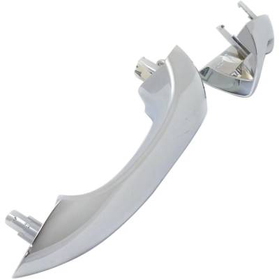 Rareelectrical - Front Left (Driver Side) Exterior Door Handle Compatible With 2000-2006 Bmw X5 Chrome With Key Hole - Image 3