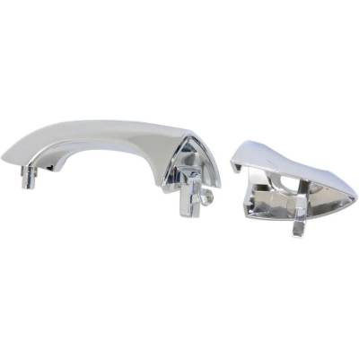 Rareelectrical - Front Left (Driver Side) Exterior Door Handle Compatible With 2000-2006 Bmw X5 Chrome With Key Hole - Image 4