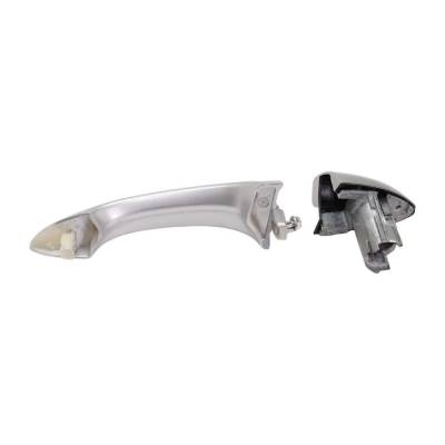 Rareelectrical - Right Front Or Rear Exterior Door Handle Compatible With 2000-2006 Bmw X5 Silver Without Key Hole - Image 4