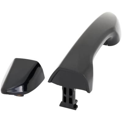 Rareelectrical - Front Passenger Side Exterior Door Handle Compatible With 2014-2019 Toyota Corolla Smooth Black - Image 2
