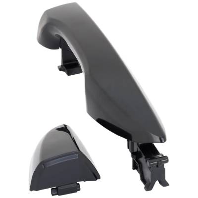 Rareelectrical - Front Passenger Side Exterior Door Handle Compatible With 2014-2019 Toyota Corolla Smooth Black - Image 3