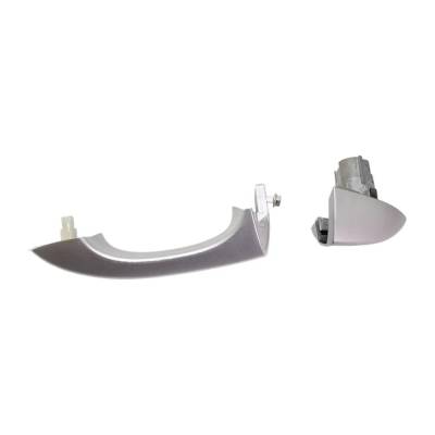 Rareelectrical - Front Or Rear Passenger Side Exterior Door Handle Compatible With 2000-2006 Bmw X5 Silver Without - Image 6