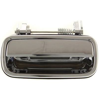 Rareelectrical - Rear Passenger Side Exterior Door Handle Compatible With 2001-2004 Toyota Tacoma Chrome Without Key - Image 5
