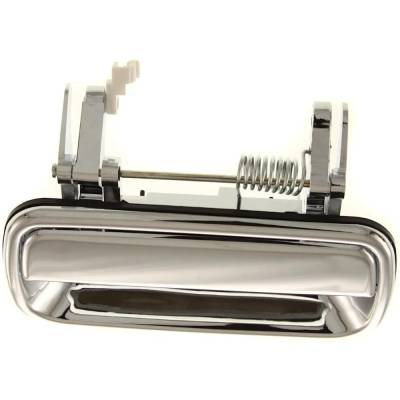 Rareelectrical - Rear Passenger Side Exterior Door Handle Compatible With 2001-2004 Toyota Tacoma Chrome Without Key - Image 6
