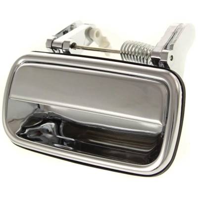 Rear Right (Passenger Side) Exterior Door Handle Compatible With 2001-2004 Toyota Tacoma Chrome