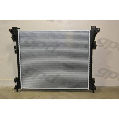 Rareelectrical - New Aluminum Core Radiator Compatible With Chrysler Dodge Ram Grand Caravan Value Package 6 Cyl 3.8L - Image 2