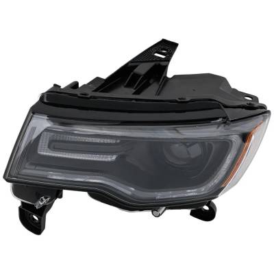 Rareelectrical - New Left Headlight Compatible With Jeep Grand Cherokee Trailhawk 6 Cyl 3.0L Grand Cherokee Limited 6 - Image 2
