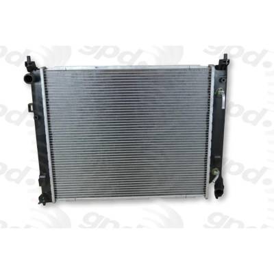 Rareelectrical - New Plastic Tank Radiator Compatible With Nissan Versa 1.6 Sl 4 Cyl 1.6L Versa Note S Plus 4 Cyl - Image 1