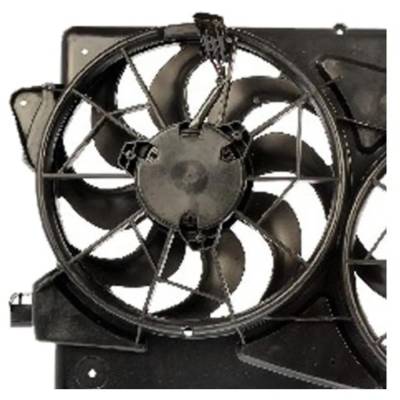 RAREELECTRICAL - New Dual Cooling Fan Assembly Compatible With Chevrolet Equinox Lt 6 Cyl 3.4L Equinox Ls 6 Cyl 3.4L - Image 2