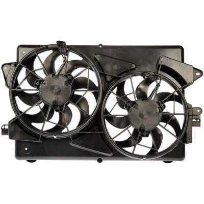 New Dual Cooling Fan Assembly Compatible With Chevrolet Equinox Ls 6 Cyl 3.4L Equinox Lt 6 Cyl 3.4L