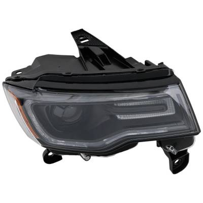 Rareelectrical - New Right Headlight Compatible With Jeep Grand Cherokee Limited 6 Cyl 3.0L Grand Cherokee Wk - Image 2