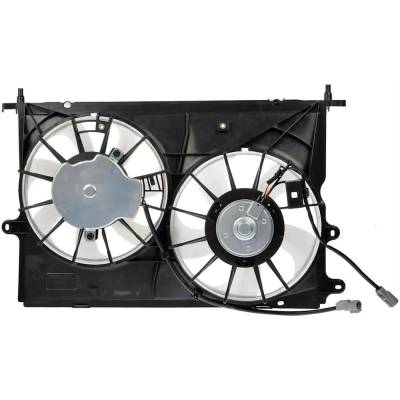 New Dual Cooling Fan Assembly Compatible With Toyota Matrix S 4 Cyl 2.4L Matrix Awd 4 Cyl 2.4L Xrs
