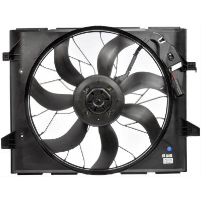 Rareelectrical - New Single Cooling Fan Assembly Compatible With Dodge Jeep Durango Express 6 Cyl 3.6L Grand Cherokee - Image 1