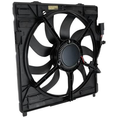 Rareelectrical - New Dual Cooling Fan Assembly Compatible With Bmw X5 Xdrive50i 8 Cyl 4.4L X6 Xdrive50i 8 Cyl 4.4L X6 - Image 3