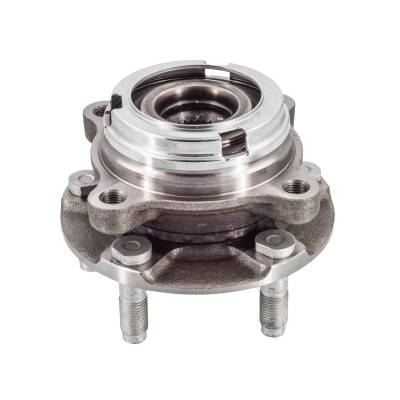 Front Hub Bearing Assembly Compatible With 2015-2021 Nissan Gt-R 5-Lug Without Abs 513385 Bolt-On