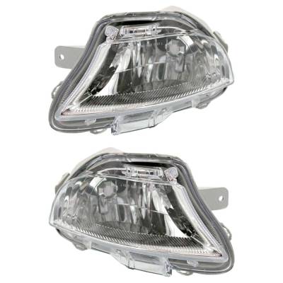 Rareelectrical - New Pair Of Daytime Running Lights Compatible With Lexus Ls460 Ls600h 4.6L 5.0L 2007 2008 2009 By - Image 1