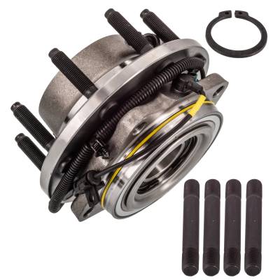 Front Hub Bearing Assembly Compatible With 2005-2010 Ford F-350 Super Duty F-450 F-550 4-Lug Abs