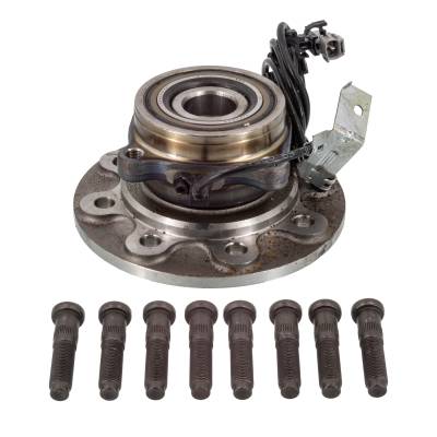 Front Hub Bearing Assembly Compatible With 1998-1999 Dodge Ram 2500 4-Lug Abs 515034 Bolt-On Direct