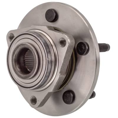 Front Hub Bearing Assembly Compatible With 2002-2008 Dodge Ram 1500 3-Lug Without Abs 515072 Bolt-On
