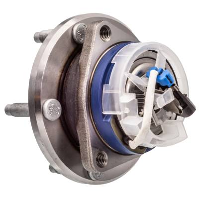 Front Hub Bearing Assembly Compatible With 1997-2008 Cadillac Xlr 5-Lug Abs 12413211 12413212