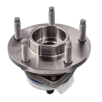Rareelectrical - Front Hub Bearing Assembly Compatible With 1997-2008 Cadillac Xlr 5-Lug Abs 12413211 12413212 - Image 3