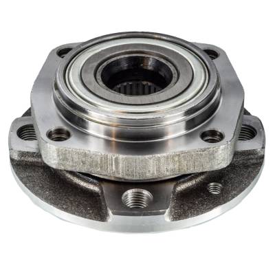 Front Hub Bearing Assembly Compatible With 1990-1998 Saab 9000 4-Lug Without Abs 513126 Bolt-On