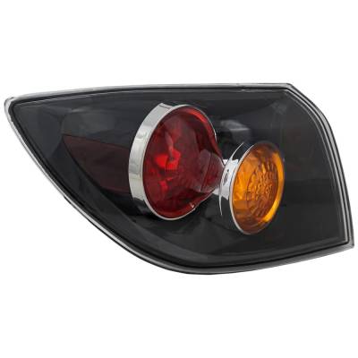 Rareelectrical - Tail Light Compatible With 2007-2009 Mazda 3 3 Sport 2.0L 2.3L I4 Left Driver Side 156Hp Replaces - Image 3