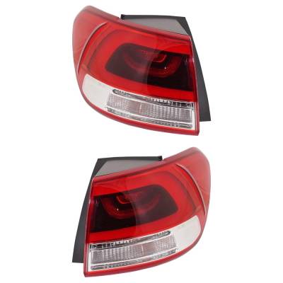 Rareelectrical - New Pair Of Tail Lights Compatible With Kia Sorento 2.0L 3.3L 2016 2017 2018 By Part Numbers - Image 1