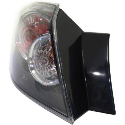 Rareelectrical - New Tail Light Compatible With 2007-2009 Mazda 3 3 Sport 2.0L 2.3L I4 Left Driver Side Halogen - Image 2