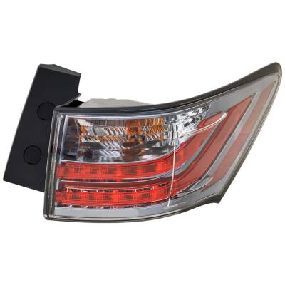 Tail Light Compatible With 2014-2017 Lexus Ct200h 1.8L I4 Right Passenger Side Led Rl73010043 134Hp