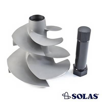 Rareelectrical - New Stainless Twin Blade 161Mm Impeller 9/14 Compatible With Sea-Doo Rxp X 300 16-23 Rxt X 300 16-23 - Image 2
