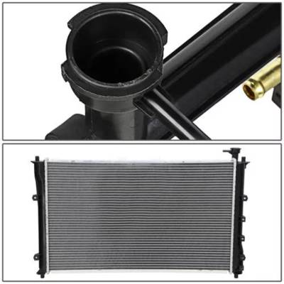 Rareelectrical - Radiator Assembly Compatible With 2002-2005 Kia Sedona Kia 3.5L V6 3497Cc 2442 762405-25750-1 P2442 - Image 3