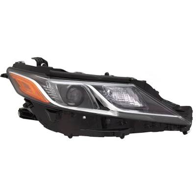 Rareelectrical - New Headlight Compatible With 2018 Toyota Camry 2.5L I4 A25a-Fks A25a-Fxs Right Passenger Side Led - Image 2