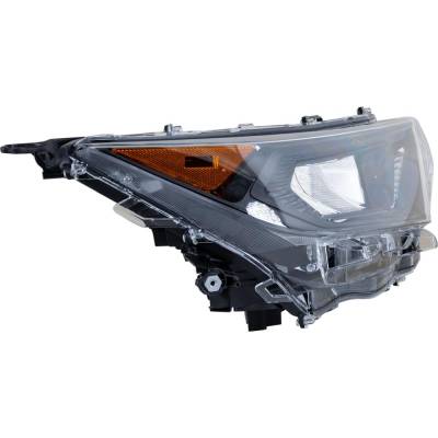 Rareelectrical - Headlight Compatible With 2019-2022 Toyota Rav4 2.5L I4 A25a-Fks A25a-Fxs Right Passenger Side Led - Image 2