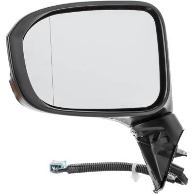 Rareelectrical - New Left Mirror Compatible With Honda Civic Dx Ex Ex-L Hf Hybrid Hybrid-L Lx Natural Gas Se Si - Image 1
