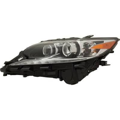 Rareelectrical - Headlight Compatible With 2016-2017 Lexus Es300h Es350 3.5L 2.5L V6 Left Driver Side Halogen/Led - Image 2