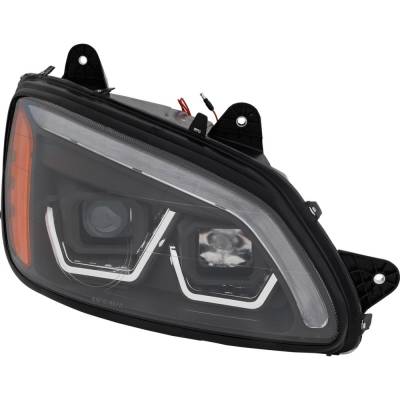 Rareelectrical - Headlight Compatible With 2008-2016 Kenworth T660 Right Passenger Side Halogen Rk10010075-Hda - Image 1