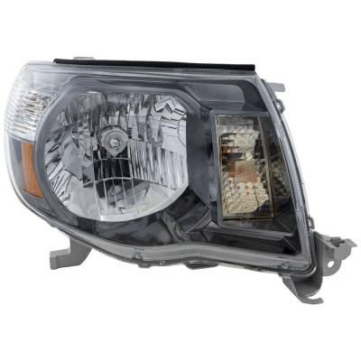 Rareelectrical - Headlight Compatible With 2005-2011 Toyota Tacoma 2.7L 4.0L I4 Right Passenger Side Halogen - Image 3