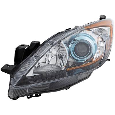 Rareelectrical - Headlight Compatible With 2012-2013 Mazda 3 3 Sport 2.0L 2.5L I4 Left Driver Side Halogen - Image 2