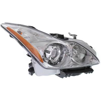 Headlight Compatible With 2008-2010 Infiniti G37 3.7L V6 Vq37vhr Right Passenger Side Xenon