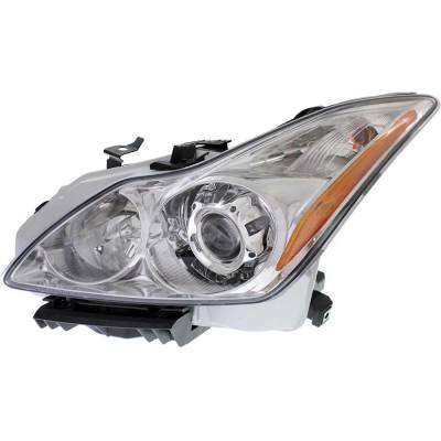 Headlight Compatible With 2008-2010 Infiniti G37 3.7L V6 Vq37vhr Left Driver Side Xenon Repi100166