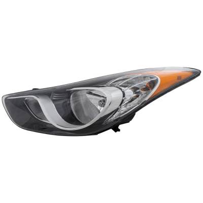 Rareelectrical - Headlight Compatible With 2011-2013 Hyundai Elantra 1.8L 2.0L I4 Nu Left Driver Side Halogen - Image 2
