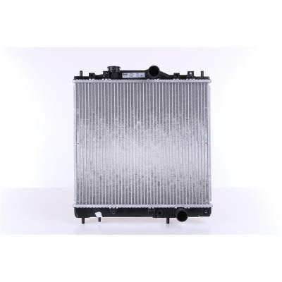 Rareelectrical - Aluminum Radiator Compatible With 1989-1994 Dodge Colt 1.5L 1.8L L4 Dmx102070 Mb660561 13 3/4" X 18 - Image 1