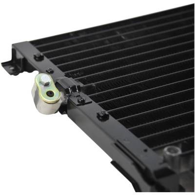 Rareelectrical - A/C Condenser Compatible With 1986-1989 Honda Accord 2.0L L4 Sohc Serpentine Flow Block Fitting - Image 2