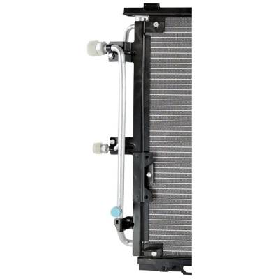 Rareelectrical - A/C Condenser Compatible With 1992-1999 Mercedes-Benz S-Class W140 S320 S500 S600 Cl500 Cl600 300Se - Image 2